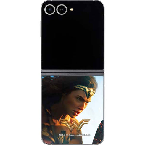 DC Comics Wonder Woman Action Pose Poster Galaxy Z Flip6 Skin